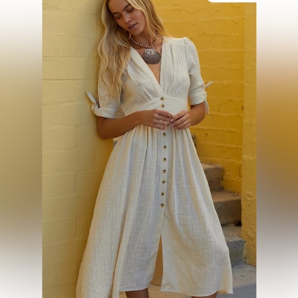 Free People Love of my Life Midi Dress - Picture 1 of 10